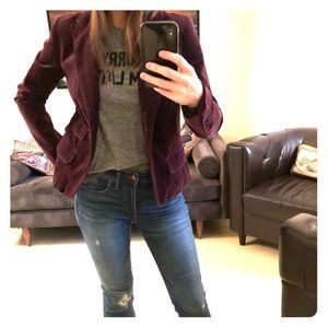 Gorgeous purple velvet Calvin Klein blazer